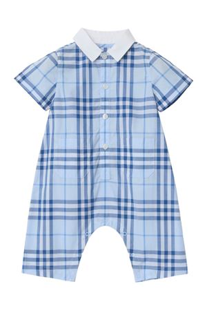tutina in cotone azzurro BURBERRY KIDS | 8117520A2209